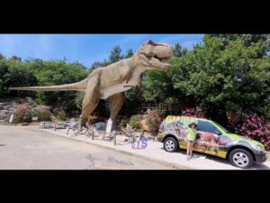 Vacation Urlaub Dinopark Funtana Croatia Istrien groß large Dinosaurea